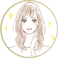 メイクしている女性