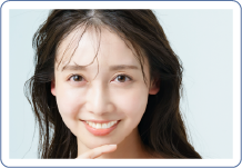 自然な眉毛の画像